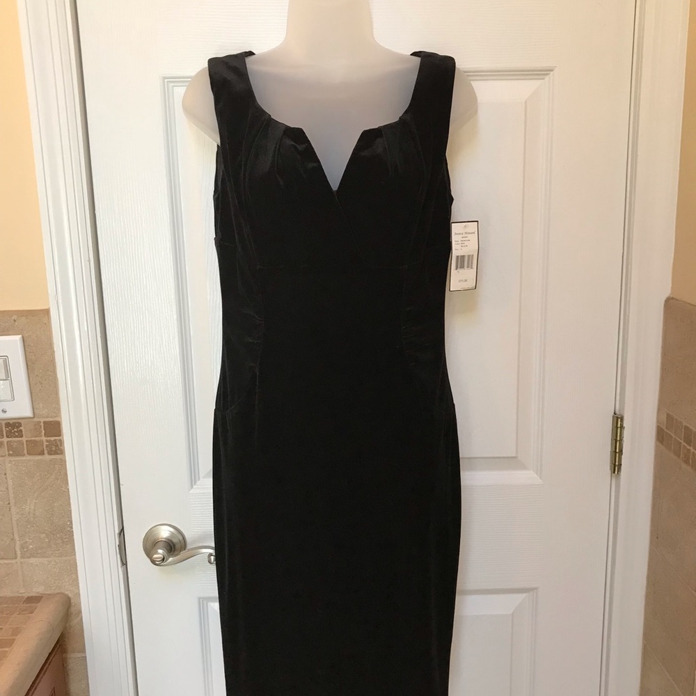 Jessica Howard velvet sheath dress size 6 NWT